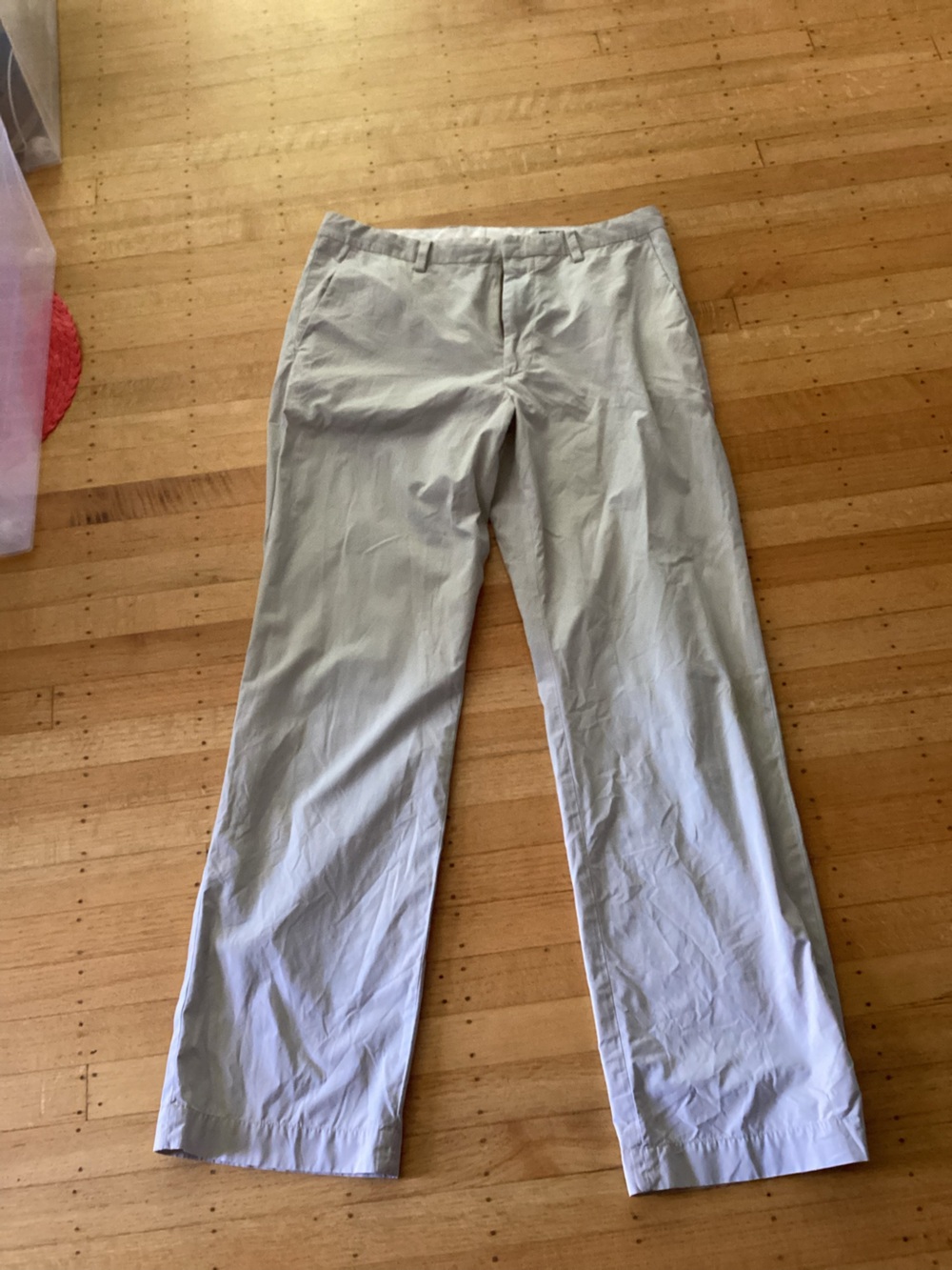 Banana Republic Men's Chino Pants in beige.